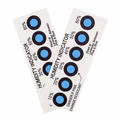 6 punktu mitruma indikatora karte